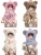 Winter Children's Hat Scarf Gloves Integrated Parent-Child Dehaired Angora Earmuffs Hat Cute Boys and Girls Warm Scarf