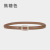 Cross-Border Diamond Jewelry Thin Belt Female Ornament Jeans Dress Cowhide Belt Women's Leather Belt Belt Wholesale