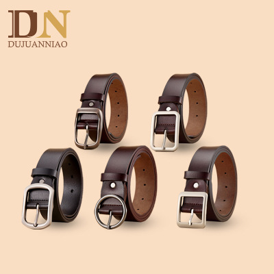 Women's Belt Genuine Leather Men's Neutral Retro Handmade Belt Casual Business Pant Belt Factory One Wholesale