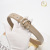 2022 New Double C Women's Belt Ins Fashion Cowhide Belt Fashion Jeans Strap 2.8cm in Stock Wholesale