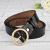 Women's Belt Fashion Decorative Pin Buckle Belt round Buckle Belt Elastic Fashion Women's All-Match Trouser Belt Widened