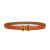 New Fashion Alloy Horoscope Buckle Cowhide Belt Women's Belt Simple All-Match Retro Leather Pant Belt Factory Wholesale