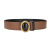 New Double-Sided Waist Seal Women's Simple All-Match Gem Inlaid Leather Belt Female Ornament with Skirt Wide Belt Women