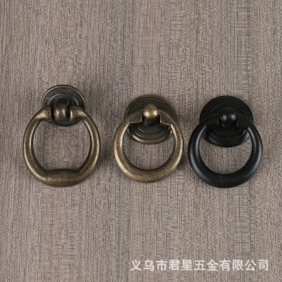 Zinc Alloy Ring Pull Handles Handle Classical Furniture Decoration Handle Commonly Used Furniture Hardware Accessories