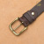 Men's Leather Belt Vintage Casual Belt First Layer Cowhide Pin Buckle Pant Belt Lengthened Handmade Belt Factory Direct Sales