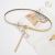 New Korean Style Knotted Women's Leather Thin Belt Women's Decorative Dress Horseshoe round Buckle Cowhide Small Belt