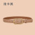 Women's Belt Double-Sided Available Inner Buckle Simple Thin Belt Genuine Cowhide Korean Style All-Match Women's Leather Belt Wholesale