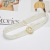 Women's Pearl Waist Chain Korean-Style Rhinestone Pearl Decorative Belt Fashion Sweet Dress Elastic Band Wholesale