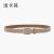 Women's Belt Decorative Dress Suit Closing Belt Non-Hole Real Cowhide Fashion Simple Black Belt Manufacturer