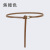 New Korean Style Knotted Women's Leather Thin Belt Women's Decorative Dress Horseshoe round Buckle Cowhide Small Belt