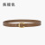 Women's Thin Belt Coat Decoration with Dress Vachette Clasp Letters C Buckle Waist Belt Fashion Belt in Stock