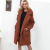 Autumn and Winter New Women's Fur Coat Mid-Length Lamb Wool Padded Coat Wool-like Loose Cardigan Trench Coat