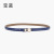 Korean Style Genuine Leather Belt Women's Thin Dress Tight Waist Decorative Pearl Buckle Thin Waist Simple Versatile Belt Belt Wholesale