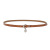 New Korean Style Women's Leather Belt Cowhide Belt round Pin Buckle Casual Thin Coat Overcoat Decorative Band Ins