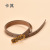 New Women's Belt Jeans Decorative Band Genuine Leather Belt Women's Dress Women's Smooth Buckle Belt Fashion