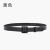 Women's Thin Belt with Dress Waist-Tight Jeans Strap Black Leather Fashionable All-Match Belt Factory Direct Sales