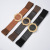 First Layer Cowhide Elastic Wide Belt Female Ornament Trench Coat Dress Waist Belt Fashionable Outerwear Waist Seal Wholesale