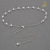 Women's Metal Thin Waist Chain Sweet Rhinestone Pearl Accessory for Dresses Versatile Personality Chain Belt Narrow Women's Fashion