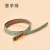 New Women's Belt Jeans Decorative Band Genuine Leather Belt Women's Dress Women's Smooth Buckle Belt Fashion