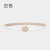 New Waist Belt Women's Korean-Style Adjustable Pearl Buckle Belt Decorative Dress Simple Leather Waist Seal Factory Wholesale