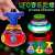 Tiktok Same Style Trending Cartoon UFO Gyro Colorful Electric Music Flash Space Gyro Children's Stall Toy