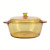 French Amber Glass Pot Heat Resistant with Cover Household Glass Bowl Instant Noodle Bowl Salad Noodle Bowl Soup Bowl