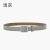 Women's Belt Decorative Dress Suit Closing Belt Non-Hole Real Cowhide Fashion Simple Black Belt Manufacturer