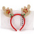 Rl562 Christmas Antlers Headband Five-Star Color Bell Antlers Head Buckle Christmas Crafts