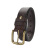Men's Leather Belt Vintage Casual Belt First Layer Cowhide Pin Buckle Pant Belt Lengthened Handmade Belt Factory Direct Sales