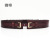 New Belt Women's Leather Belt All-Match Lazy Elastic Waist Seal Cowhide Belt Factory Direct Sales