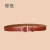 New Women's Leather Belt Retro Easy Matching Cowhide Pin Buckle Belt Female Decorative Band Jeans Strap Wholesale