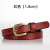 Azalea New Women's Leather Belt Simple Versatile Cowhide Belt Belt Japanese Style Square Buckle Belt for Hair Generation