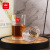 Yujing Heat-Resistance Glass Water Cup Meal Cup Household Green-Tea Cup round Glass Water Cup Creative Juice Cup Scented Tea Cup