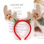 Rl560 Christmas Hair Accessories Face Powder Big Antlers Bell Five-Star Decoration Christmas Antlers Headband