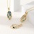 European and American Style New Hip Hop Cool Ornament Copper Micro Inlaid Zircon Dripping Snake Head Pendant Fashion Vintage Necklace Wholesale