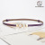 Pearl a Pair of Buckles Thin Belt Women's All-Match Casual Matching Dress Decoration Simple Small Belt Waist Slimming