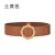 First Layer Cowhide Elastic Wide Belt Female Ornament Trench Coat Dress Waist Belt Fashionable Outerwear Waist Seal Wholesale