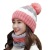 Hat Female Winter Korean Style Woolen Cap Scarf Set Warm Hat with Velvet Thickened All-Matching Knitted Hat in Stock Wholesale