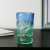 Green Apple Gradient Color Glacier Pattern Windshield Washer Fluid Cup High-Looking Heat-Resistant Coffee Cup Home Beer Mugs Glacier Cup