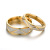 Japanese and Korean Fashion Titanium Steel Couple Ring Diamond-Shaped Batch Flower 24K Gold Stainless Steel Ring Fashion Women's Ring Wholesale
