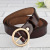 Women's Belt Fashion Decorative Pin Buckle Belt round Buckle Belt Elastic Fashion Women's All-Match Trouser Belt Widened