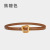 Top-Selling Product Fashion Genuine Cowhide Belt Women's Solid Color Decorative Small Belt Matching Dress Small Trench Coat Decorative Wholesale