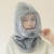 Hat Female Windproof Cycling Sleeve Cap Toque Warm Hat Autumn and Winter Scarf Integrated Hooded Cold Protection