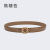 New Cowhide Small Waist Seal Women's Fashionable All-Match Decorative Dress Suit Leather Belt with Sweater Waist Belt