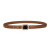 Cross-Border Supply Genuine Leather Gem Belt Fashion All-Match Patent Leather Cowhide Buckle Belt with Suit Jeans Strap