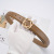 New Cowhide Small Waist Seal Women's Fashionable All-Match Decorative Dress Suit Leather Belt with Sweater Waist Belt