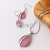 European and American fashion jewelry sets, opal pendants, silver plated necklace sets, factory direct wholesale