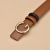 New G-Shaped Women's Leather Belt Wide Jeans Decorative Band Waist Seal Dress Versatile Women's Fashion Belt