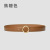 New Genuine Leather Belt Female Ornament Belt with Jeans Strap Pant Belt Women's Fashion All-Match Pant Belt Waist Retro Belt Wholesale