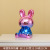 Creative Practical Modern Simple Electroplating Rabbit Crafts Ornaments Resin Piggy Bank Housewarming Decorations Gifts